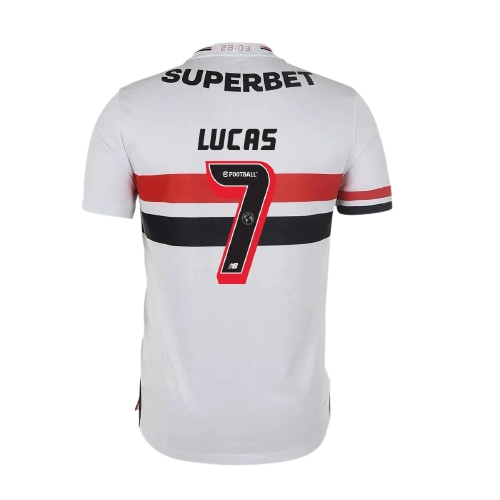 Camisa São Paulo Modelo 2025/25 LUCAS Nº7