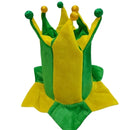 Chapéu Cartola Bobo da Corte Verde e Amarelo