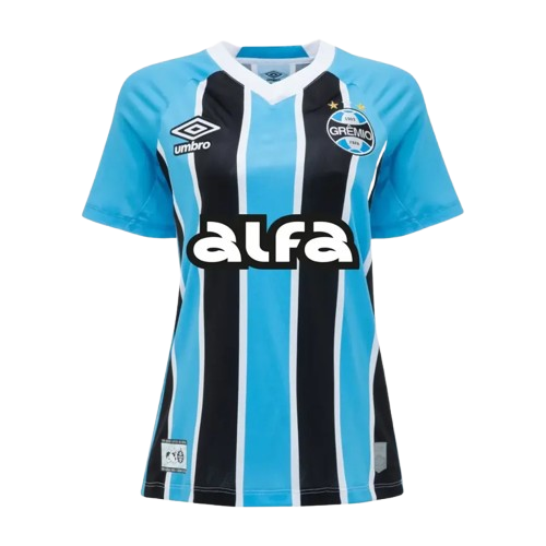 Camisa Feminina Grêmio 2025/26 + PATROCINIO MASTER