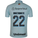 Camisa Grêmio 2025/26 Azul celeste BRAITHWAITE Nº 22
